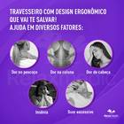 Travesseiro Ortopédico Viscoelástico Nasa Gel Dr. Coluna