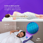 Travesseiro Ortopédico Viscoelástico Nasa Gel Dr. Coluna