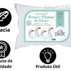 Travesseiro Penas E Plumas De Ganso Daune Antialérgico Macio