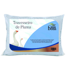 Travesseiro Pluma De Ganso 50x70cm 200 Fios Branco Casa Dona