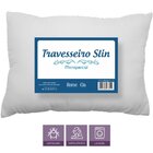 Travesseiro Slin Micropercal Suporte Médio 45x65cm  Branco