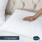 Travesseiro Toque De Pluma Pena Percal 180 Fios 50x70cm Laváv