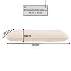 Travesseiros Nasa Viscoelástico Baixo 58x38 Cm