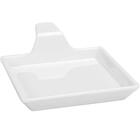 Travessinha Para Degustação Com Alça Melamina Branca Gourmet