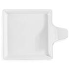 Travessinha Para Degustação Com Alça Melamina Branca Gourmet