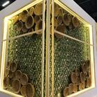 Treliça Em Madeira Com Folhas De Hera Artificial Grande 6 Uni