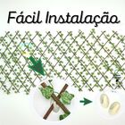 Treliça Em Madeira Com Folhas De Hera Artificial Grande 8 Uni