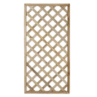 Treliça Entrelaçada Grossa Madeira  90x180cm SuperMax