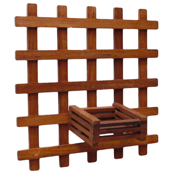 Treliça para Jardim Vertical 50x50cm Com 1 Cachepot