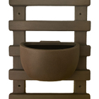 Treliça para Jardim vertical de Plástico Marrom 60x40cm SJ do Brasil