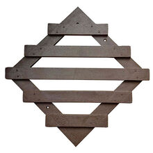 Treliça Para Jardim Vertical Decoração Parede Verde Plástico