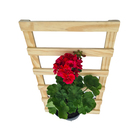 Treliça para Plantas 50x30cm em Madeira Pinus Natural Massol