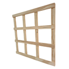 Treliça para Plantas 50x50cm em Madeira Pinus Natural Massol