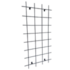 Treliça para Plantas 80x40cm em Aço Pintado Preto Massol