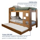 Treliche 100% Mdf Com Prateleira Vegas Ypê