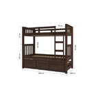 Treliche 3 Gavetas Madeira Maciça Saraiva