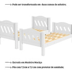 Treliche Beliche C/ Auxiliar Perola 100% Mdf - Branco