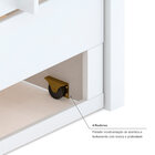 Treliche Bunk Bed Casal Madeira Macica Com Escada Fixa Branco