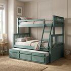 Treliche Cama Casal Em Madeira Maciça Com Cama Auxiliar E 3 G