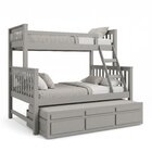 Treliche Cama Casal Em Madeira Maciça Com Cama Auxiliar E 3 G