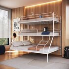 Treliche Casal + Solteiro Em Ferro Oliver Branco