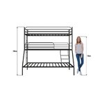 Treliche Casal + Solteiro Em Ferro Oliver Preto