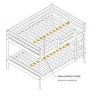 Treliche Casal Casal Slim Madeira Maciça Branco Housin