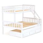 Treliche Casal/solteiro Com 03 Gavetas Madeira Maciça Branco