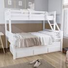 Treliche Casal/solteiro Com 03 Gavetas Madeira Maciça Branco