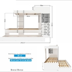 Treliche Castelo 04 Gavetas Branco