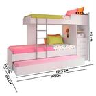 Treliche Com 3 Gavetas Branco Plus Santos Andirá Com Colchão