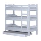 Treliche Com Auxiliar Em Madeira Macica Branca