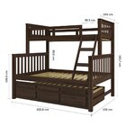 Treliche Com Cama De Casal 3 Gavetas Madeira Maciça Saraiva