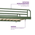 Treliche Com Escada Lateral Em Ferro Aço Carbono Tubular Teko