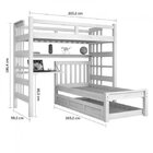 Treliche Com Escrivaninha Madeira Maciça Jk Espresso Móveis C