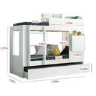 Treliche Com Mesinha Basculante Sleep Albatroz Móveis Branco