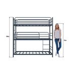 Treliche De Solteiro Em Ferro Jack Cinza Escuro