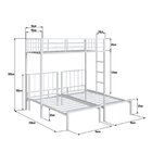 Treliche De Solteiro Em Ferro Max Branco