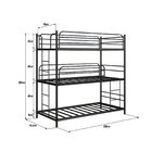 Treliche De Solteiro Em Ferro Preto