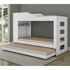 Treliche Incabras Hibisco Solteiro Mdf Com Prateleira