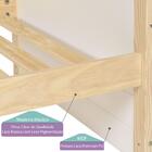 Treliche Infantil Garden C/ Painel Grade De Proteção - Natur