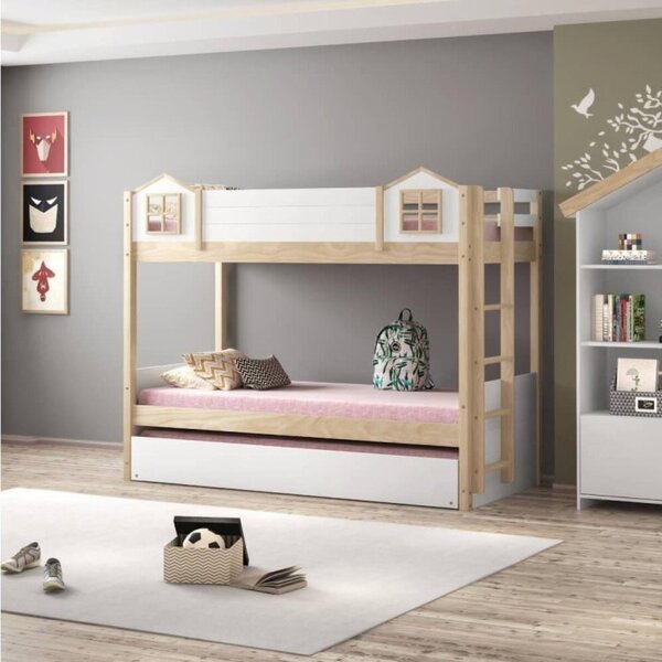 Treliche Infantil Garden Com Painel Superior Casatema Madeira