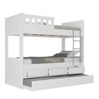 Treliche Infantil/juvenil Com 3 Gavetas 100% Mdf Branco