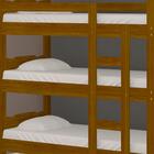 Treliche Madeira Maciça Com Auxiliar E 4 Colchões Imbuia Esme