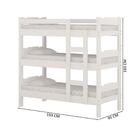 Treliche Madeira Maciça Com Colchões Branca Esmeralda Nemargi