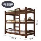 Treliche Madeira Maciça Julia Pederpinus Imbuia