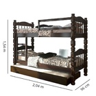 Treliche Madeira Maciça Palmo - Tabaco