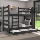 Treliche Madeira Maciça - Vira 2 Camas - Para Colchão 78/88 X