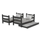 Treliche Madeira Maciça - Vira 2 Camas - Para Colchão 78/88 X