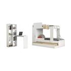 Treliche Para Colchão 78x188cm Com 1 Porta E Escrivaninha Mul